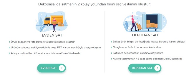 Dekopasaj satıcı kaydı