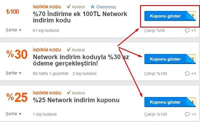 Network İndirim Kodu Nasıl Alınır